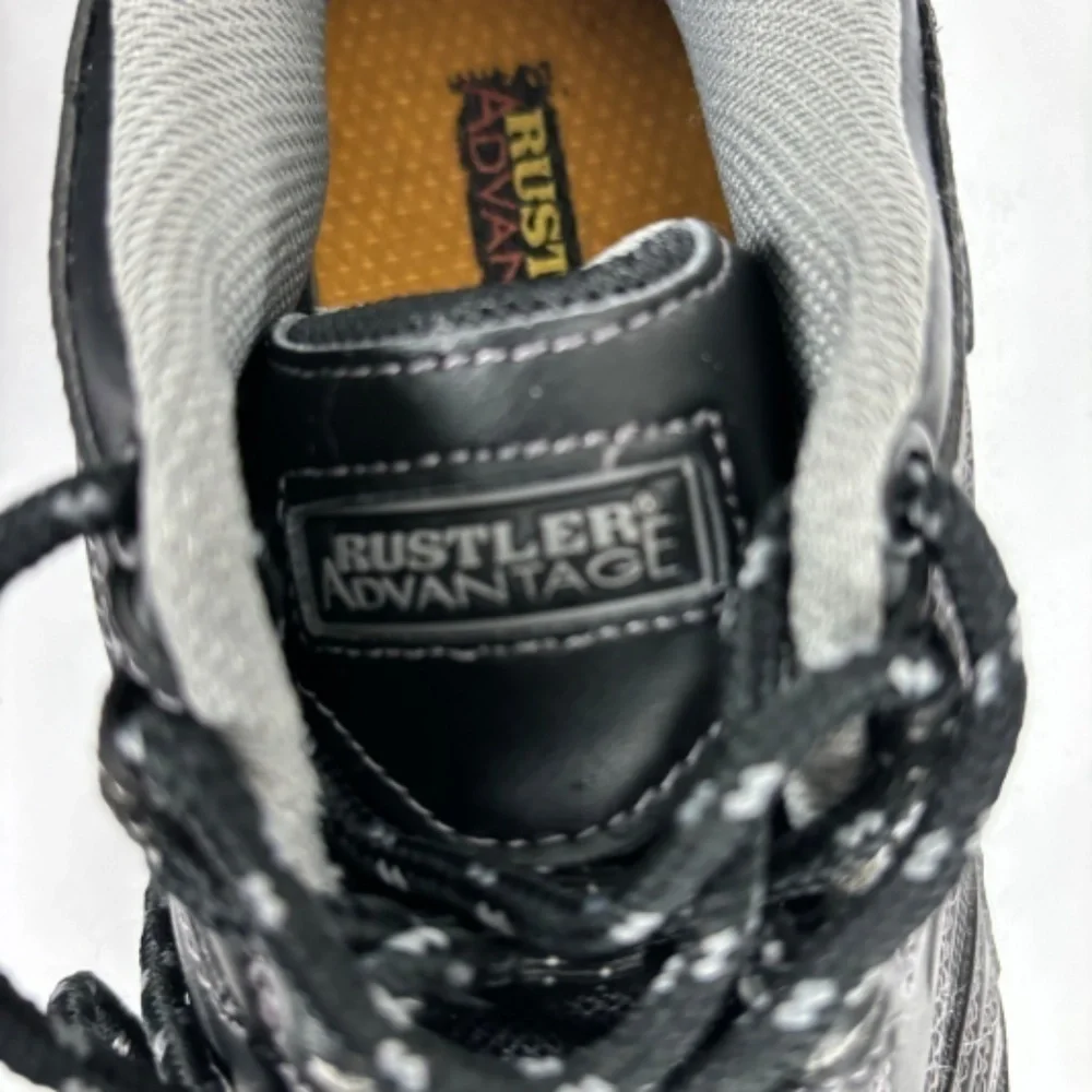 Rustler Advantage Slip Resistant Steel Toe Safety Shoes/low Boots Men's Size 6.5